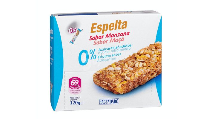 Las barritas de espelta Hacendado