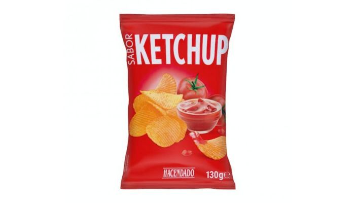 Las nuevas patatas fritas sabor ketchup Hacendado son la última sensación de los snacks salados de Mercadona