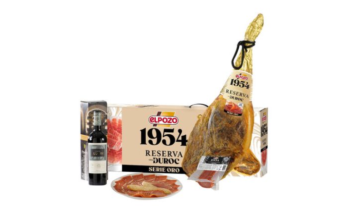 Set Serie Oro El Pozo productos cárnicos vino Navidad Alcampo