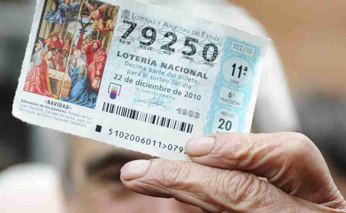 Lotería de Navidad y pensión de jubilación